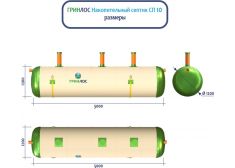 Накопительный септик Гринлос СП 10