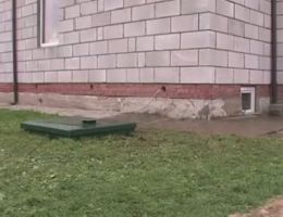 Установленный септик Астра