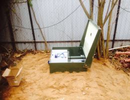 Септик Топас в процессе монтажа