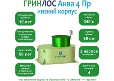 ГРИНЛОС Аква 4 низкий корпус Пр