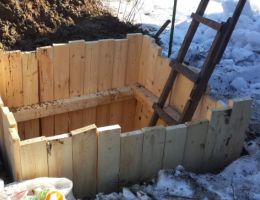 Установка опалубки