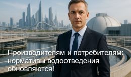 Производителям и потребителям: нормативы водоотведения обновляются!
